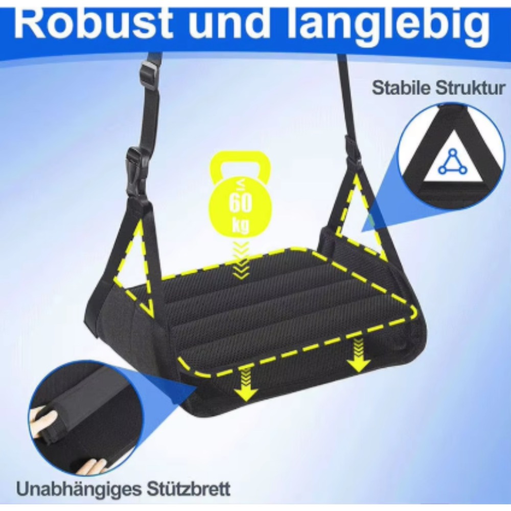 Under Desk Hammock - Hammock Kaki untuk Perjalanan yang Dapat