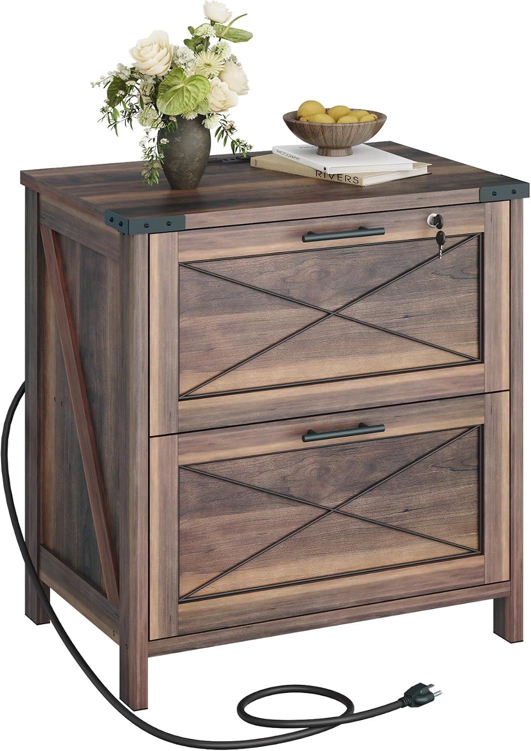 File Cabinet Lateral - Lemari Arsip Kayu, Lemari Arsip 2