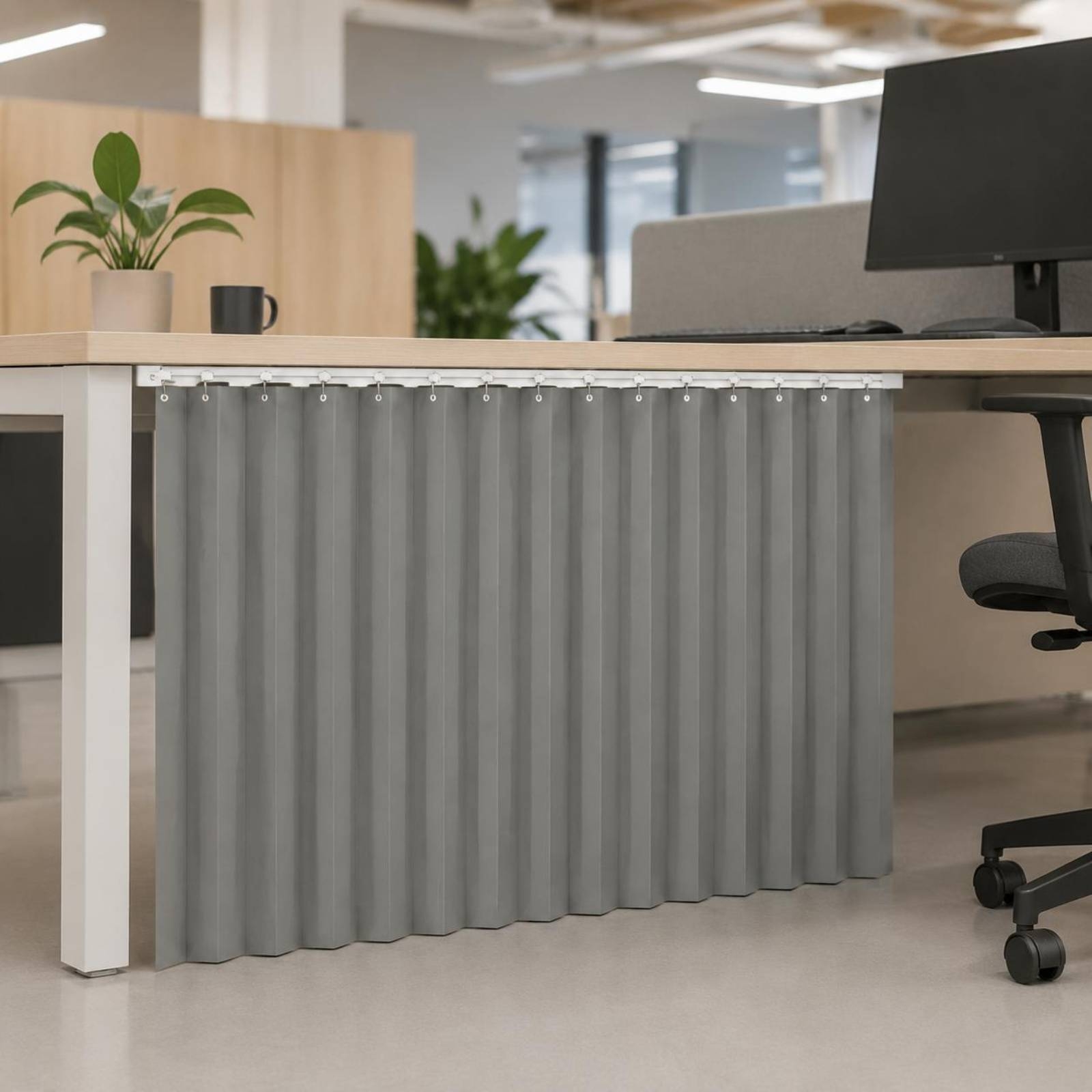 Office Furniture And Desks - Tirai Privasi Meja, Tirai Privasi Kantor
