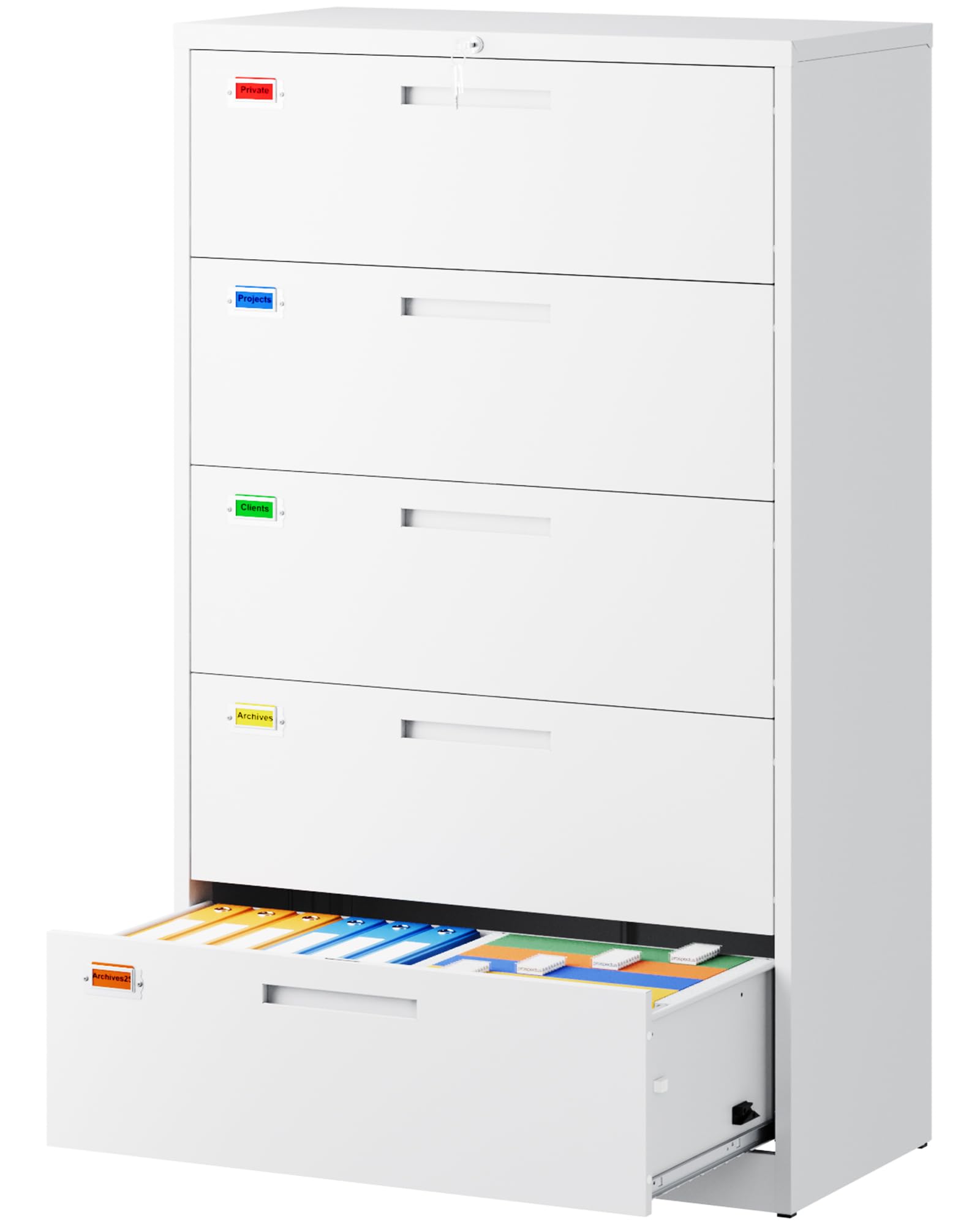 File Cabinet Lateral - Lemari Arsip 5 Laci, Lemari Arsip