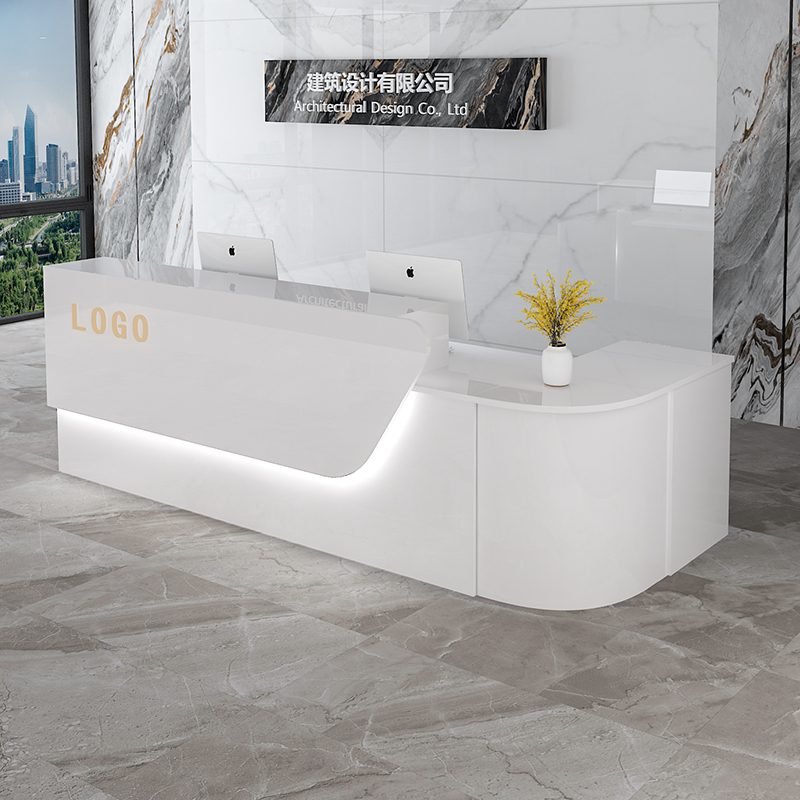 Office Furniture Usa - Meja Resepsionis Mewah Modern Bergaya Amerika