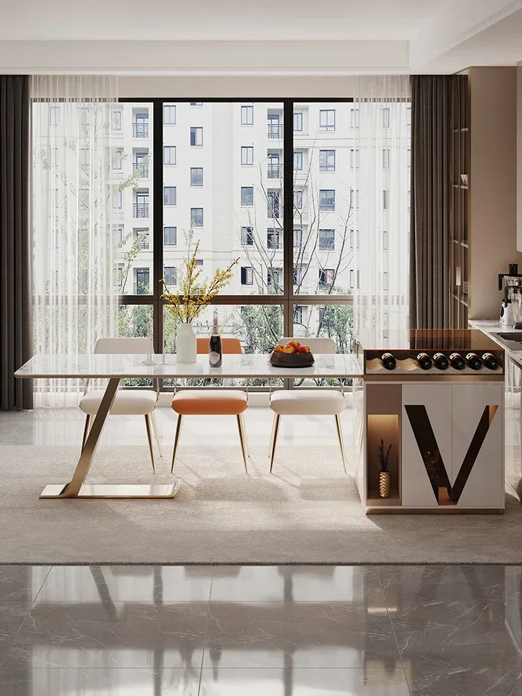 Office Furniture Online - Meja pulau teleskopik terintegrasi dengan kabinet