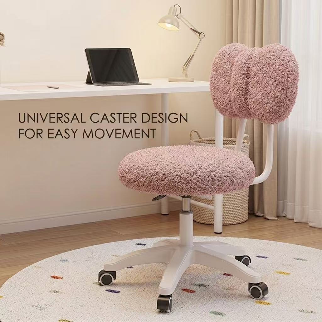 Kursi Kantor Putar Boucle Lucu - Office Furniture And Desks ulasan dan harga