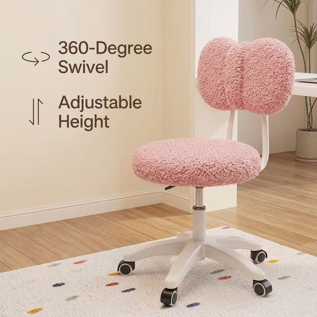 Kursi Kantor Putar Boucle Lucu - Office Furniture And Desks ulasan dan harga