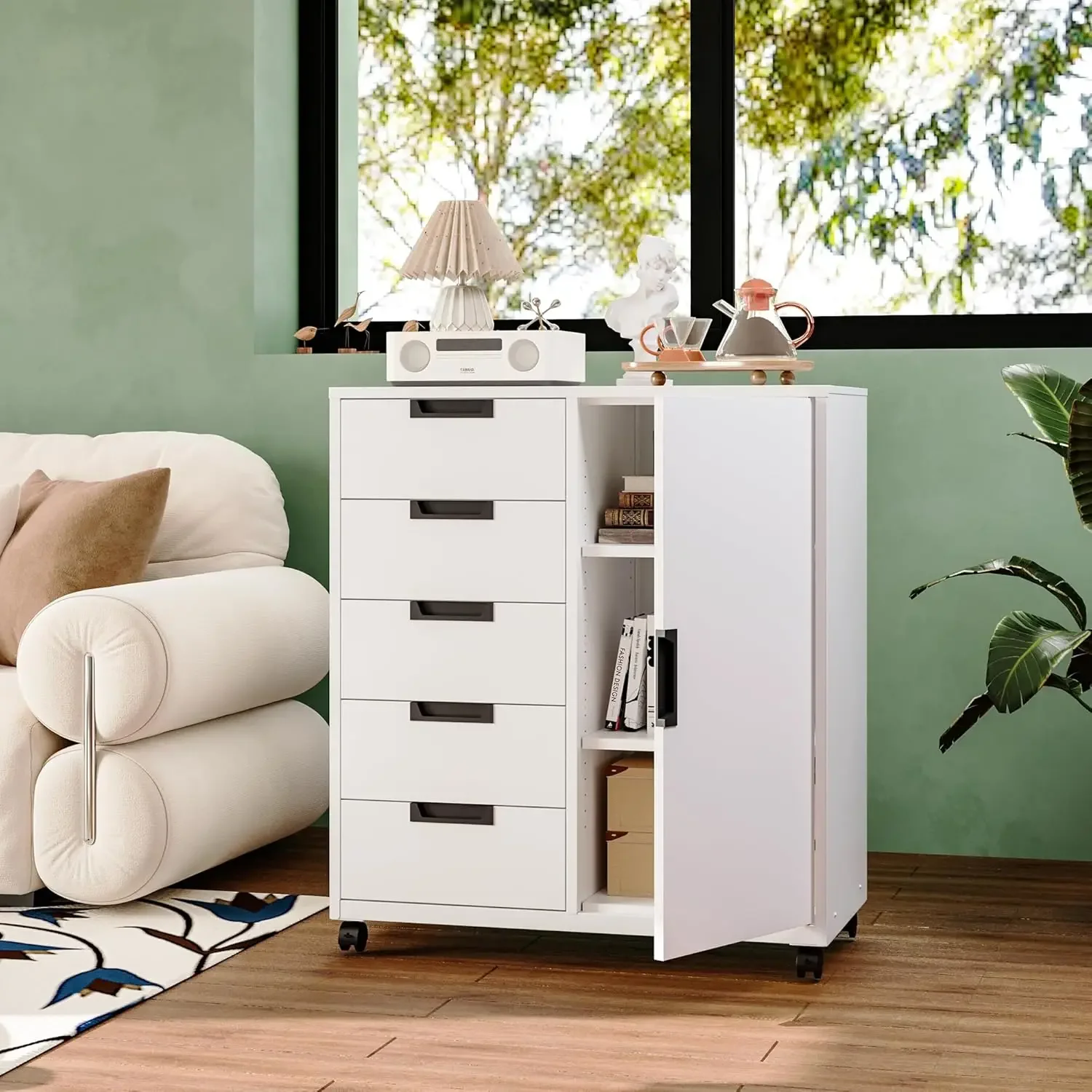 Lemari Penyimpanan 5 Laci deng - File Cabinet Lateral ulasan dan harga