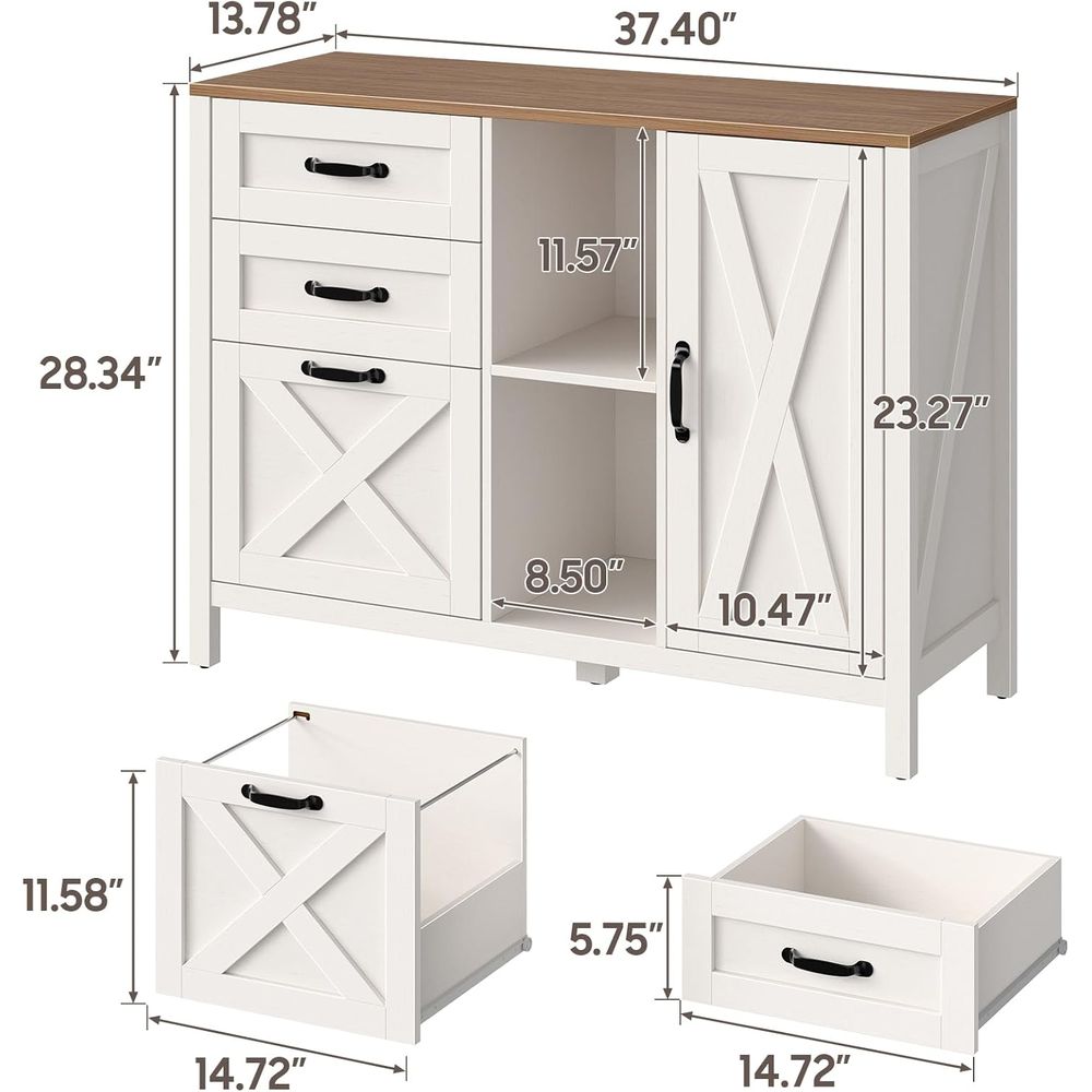 Lemari Arsip Lateral Putih den - File Cabinet Lateral ulasan dan harga