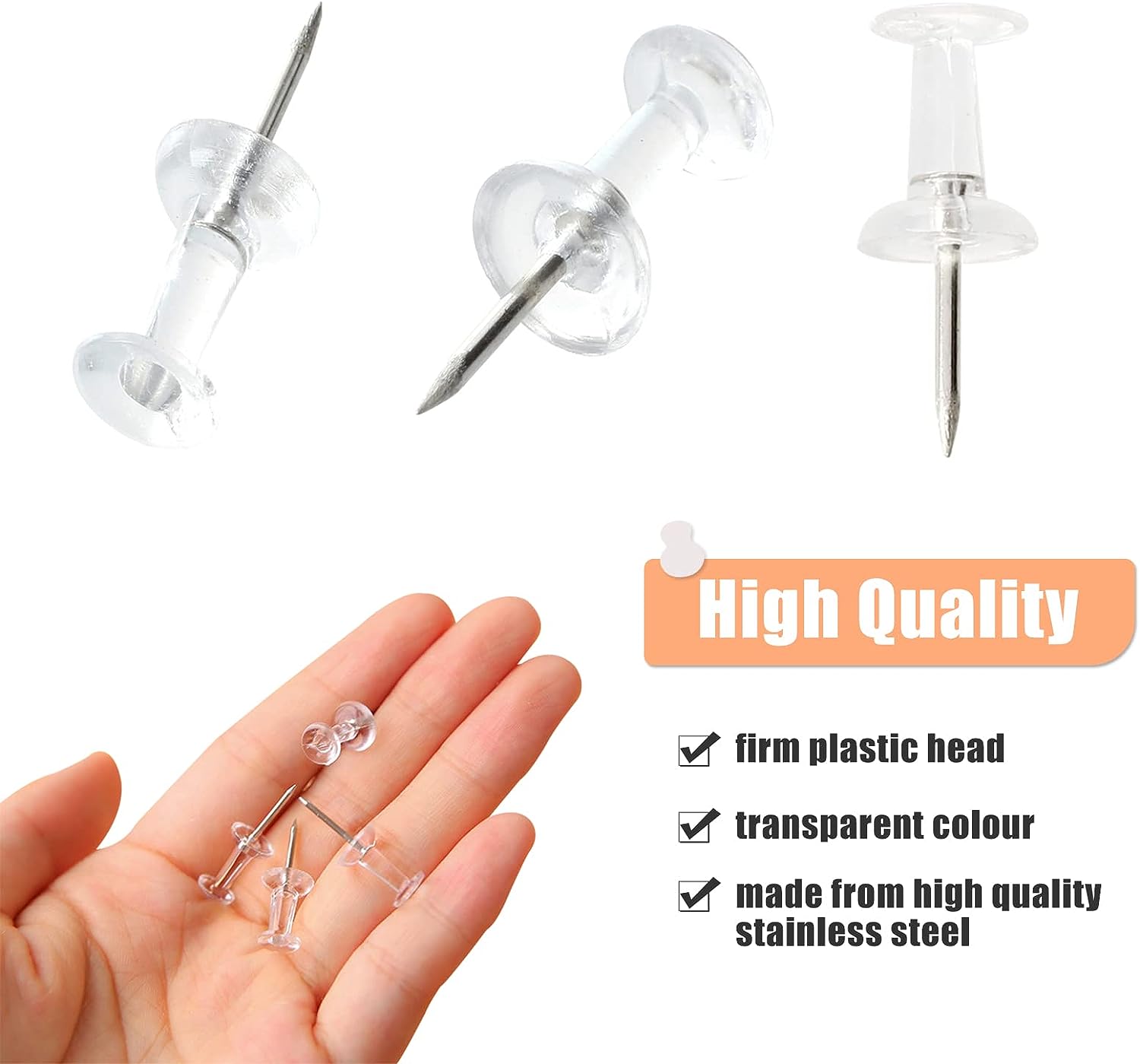 50/100 buah paku payung transp - Office Furniture Online ulasan dan harga
