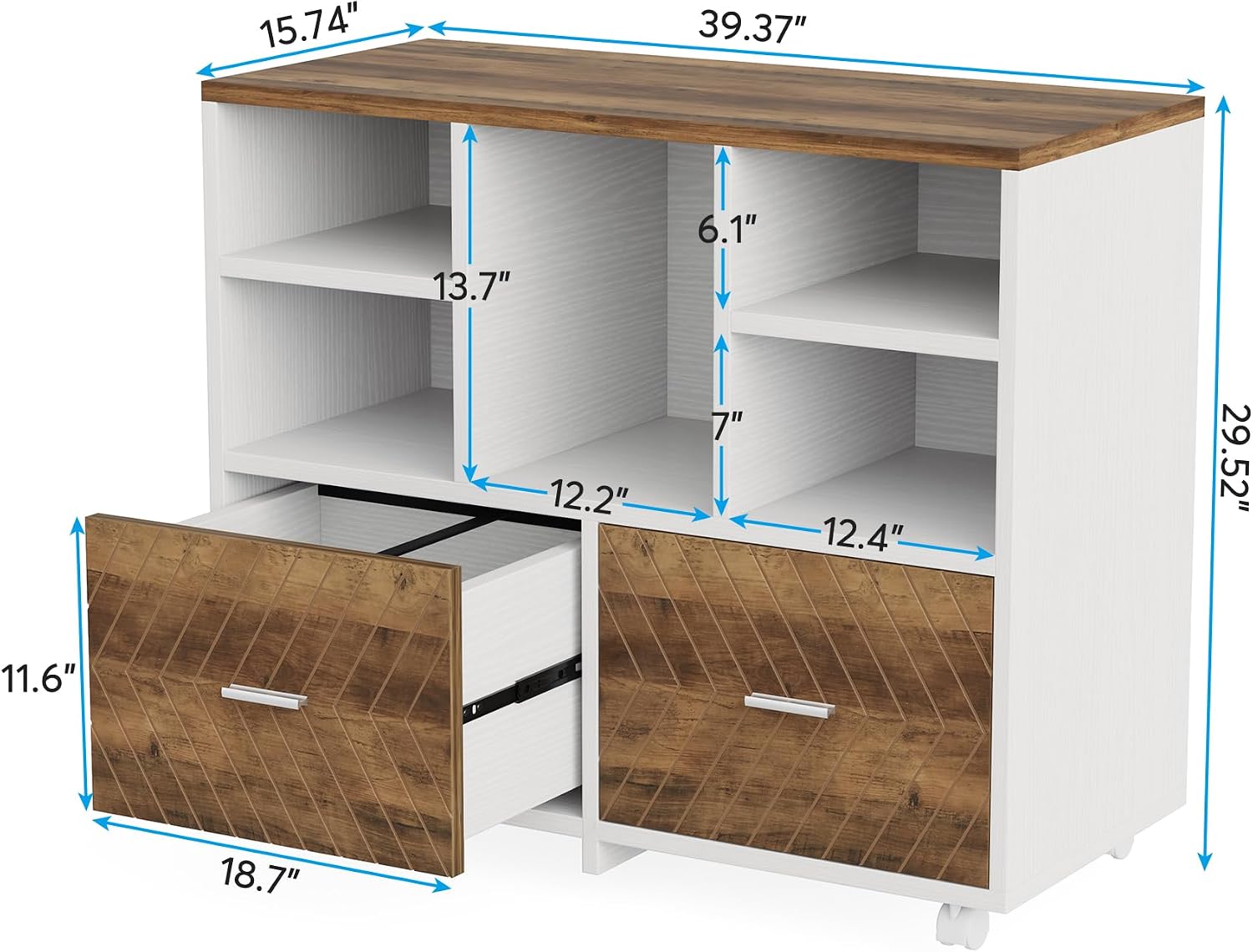 Lemari Arsip Kayu 2 Laci, Lema - File Cabinet Lateral ulasan dan harga