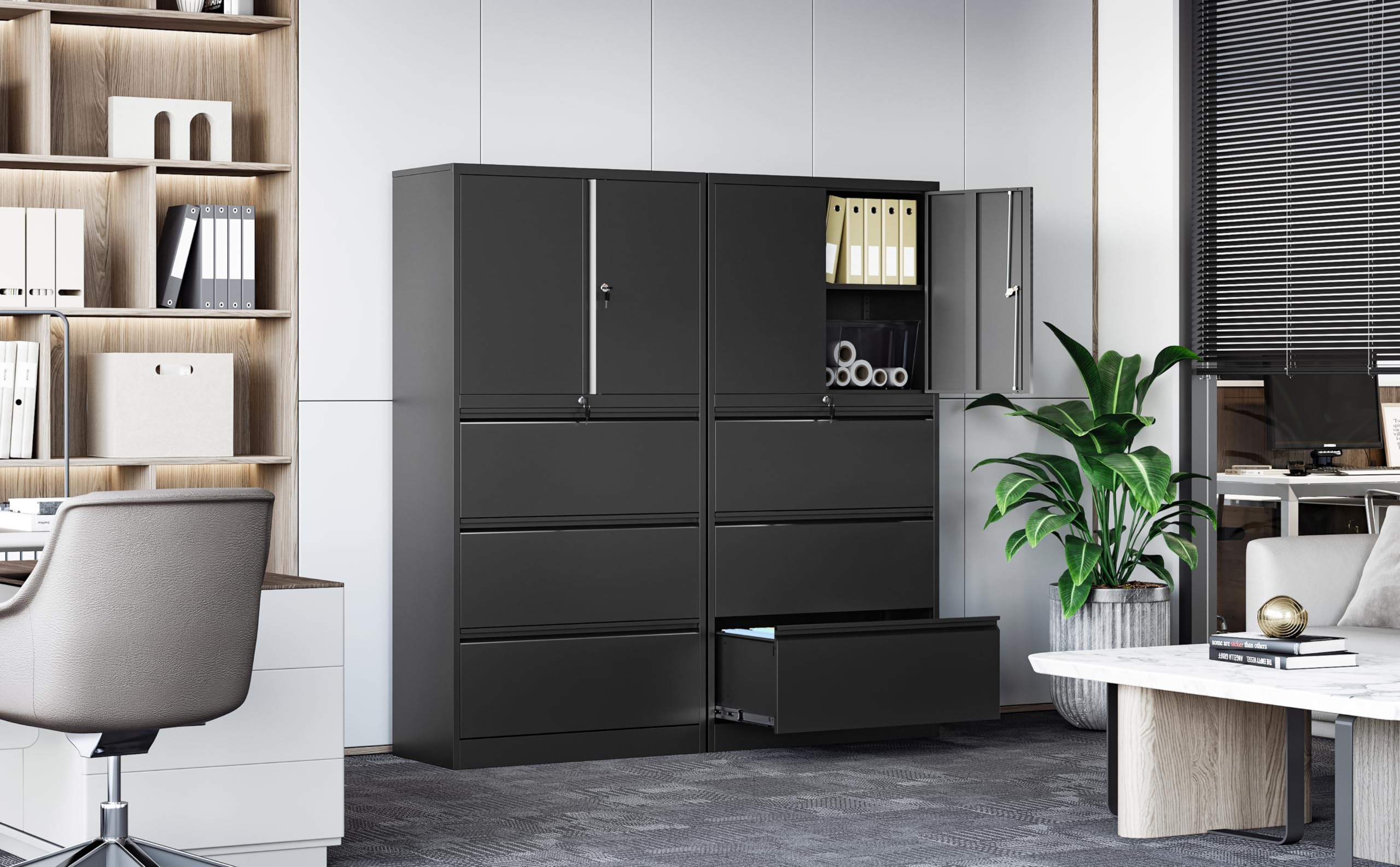 Lemari Arsip Logam 3 Laci, Lem - File Cabinet Lateral ulasan dan harga