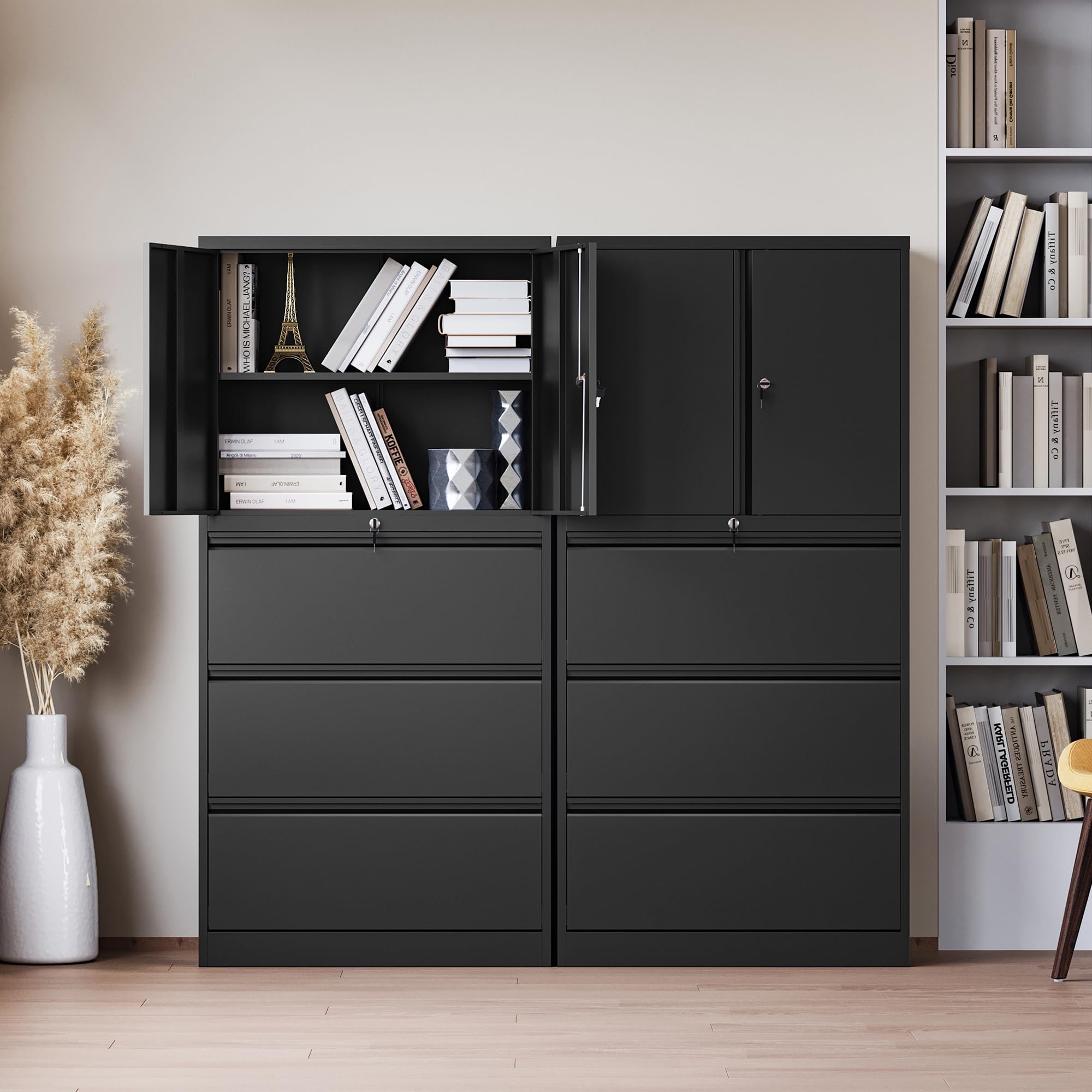 Lemari Arsip Logam 3 Laci, Lem - File Cabinet Lateral ulasan dan harga