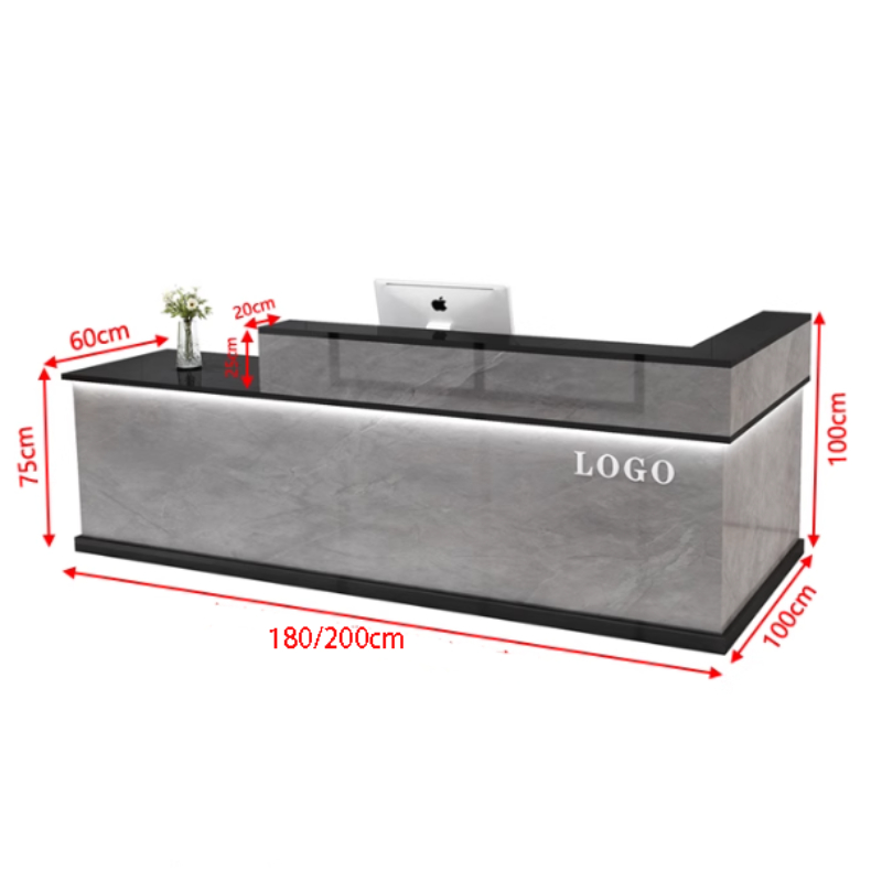 Meja Resepsionis Mewah Gaya In - Office Furniture Usa ulasan dan harga