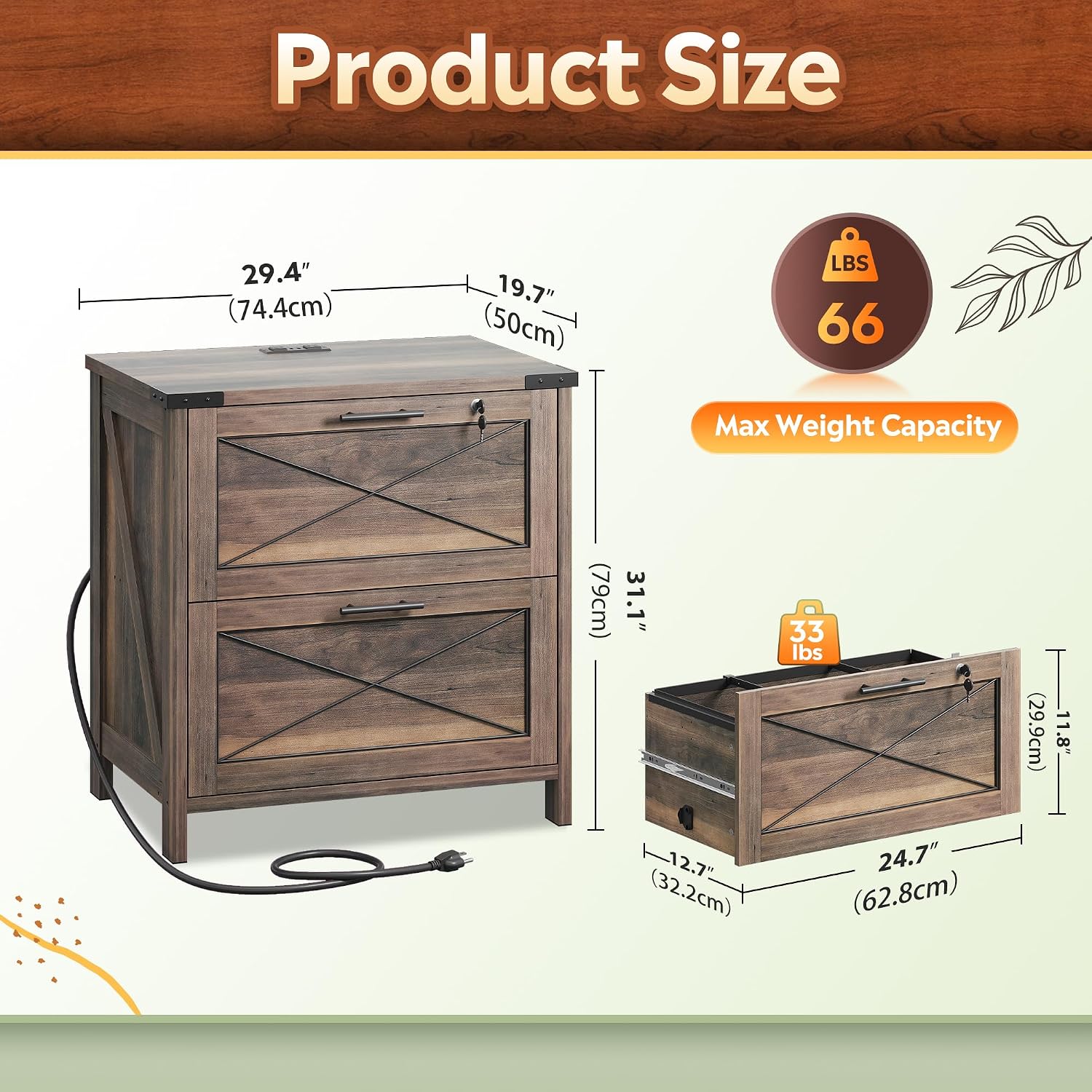 Lemari Arsip Kayu, Lemari Arsi - File Cabinet Lateral ulasan dan harga