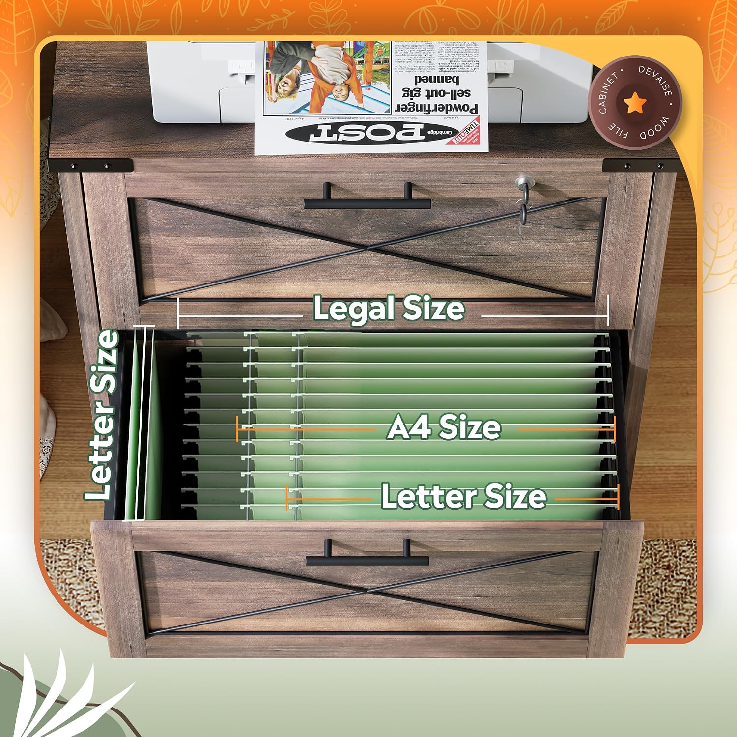 Lemari Arsip Kayu, Lemari Arsi - File Cabinet Lateral ulasan dan harga