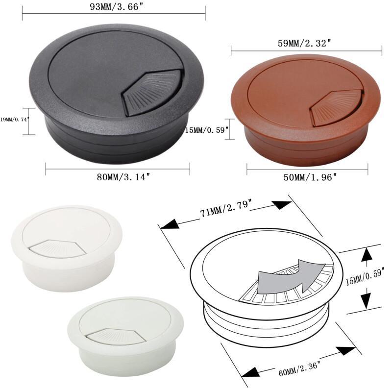 1Pcs Penutup Lubang Kabel Grom - Office Furniture Suppliers ulasan dan harga