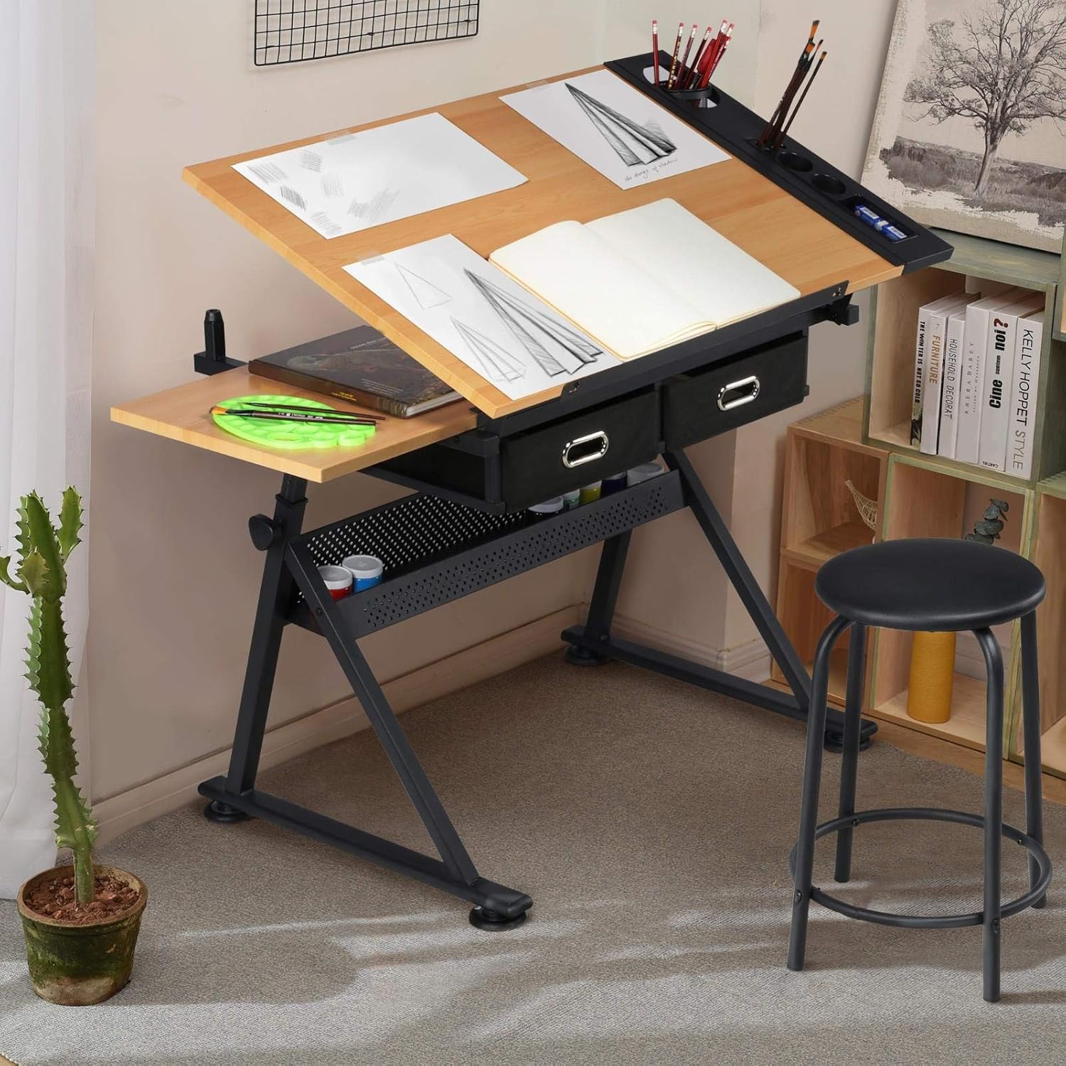 Meja Gambar yang Dapat Disesua - Office Furniture And Desks ulasan dan harga
