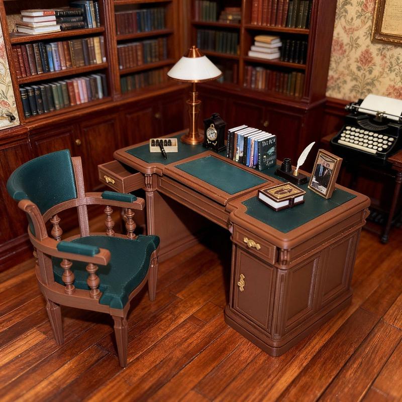 Set Kursi Meja Kantor Miniatur - Office Furniture And Desks ulasan dan harga