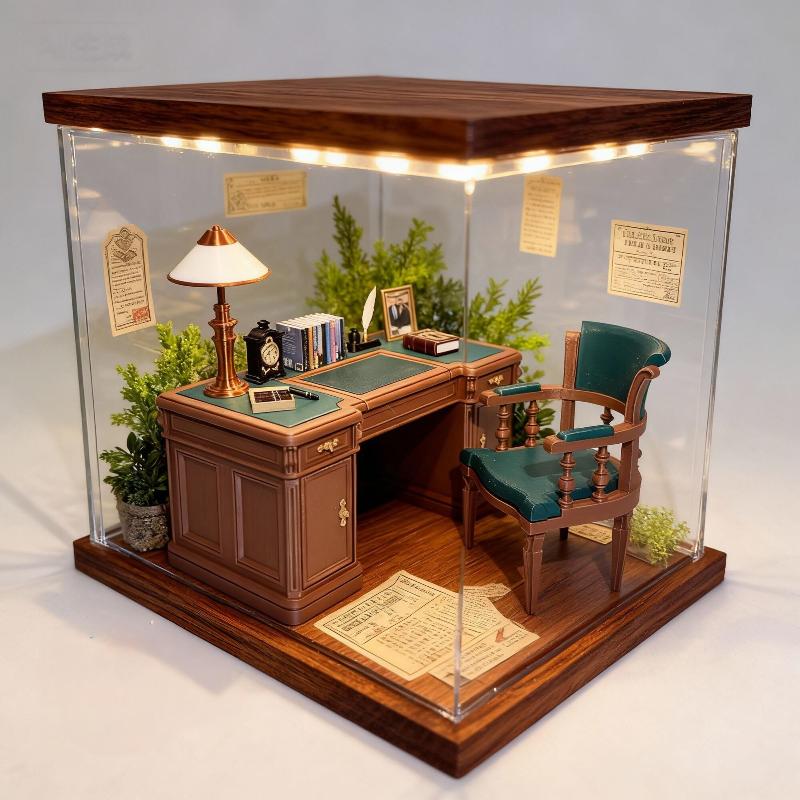 Set Kursi Meja Kantor Miniatur - Office Furniture And Desks ulasan dan harga