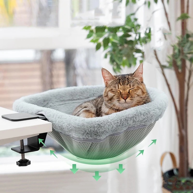 Hammock Meja Kucing Semi-Lingk - Under Desk Hammock ulasan dan harga
