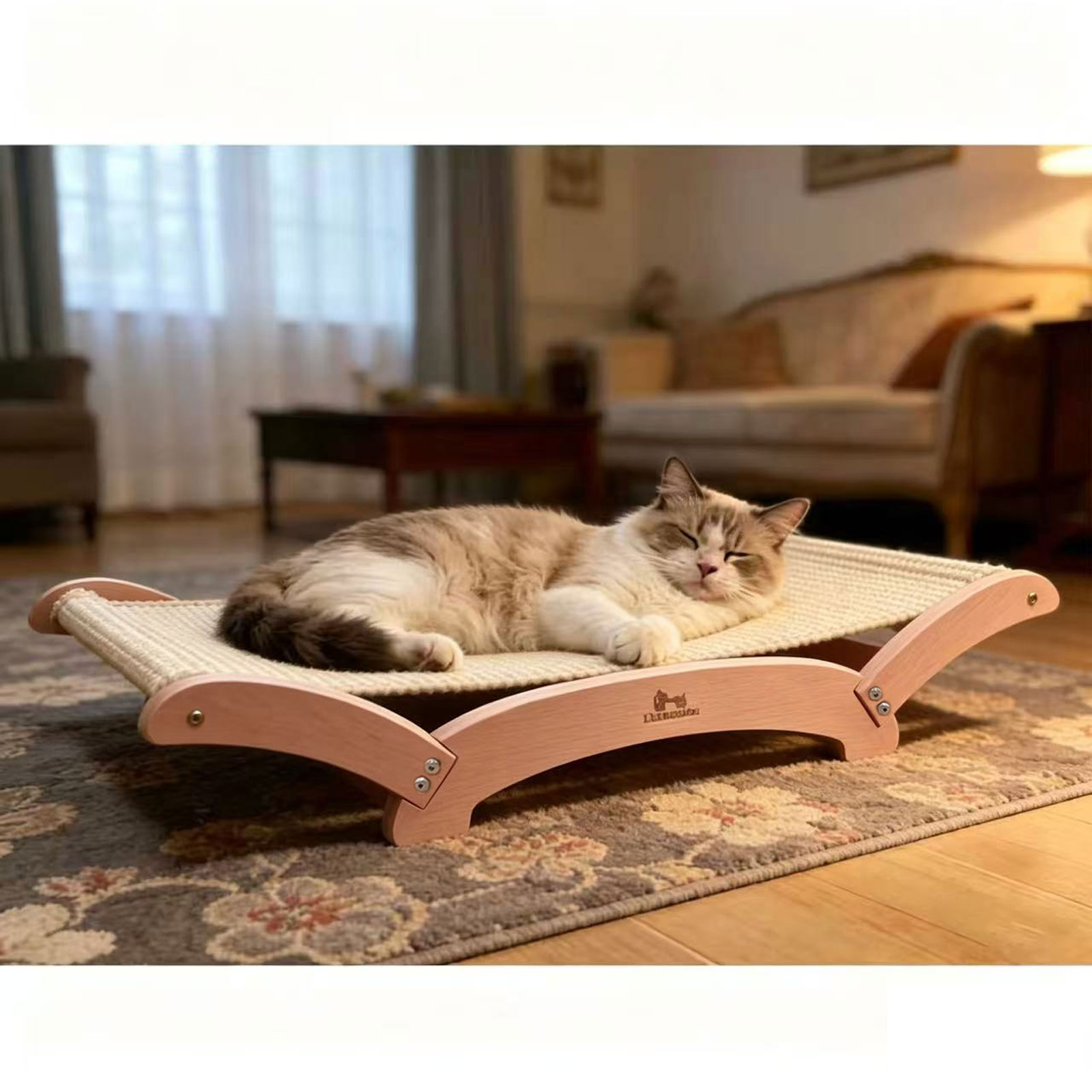 Tempat Tidur Penggaruk Kucing  - Under Desk Hammock ulasan dan harga