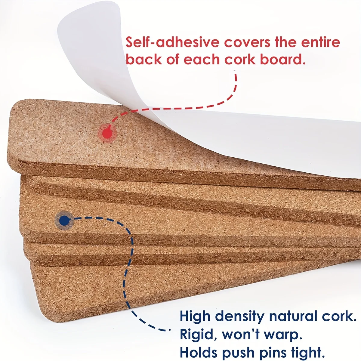 1-3Pcs Papan Strip Gabus Perek - Bulletin Board Cork ulasan dan harga