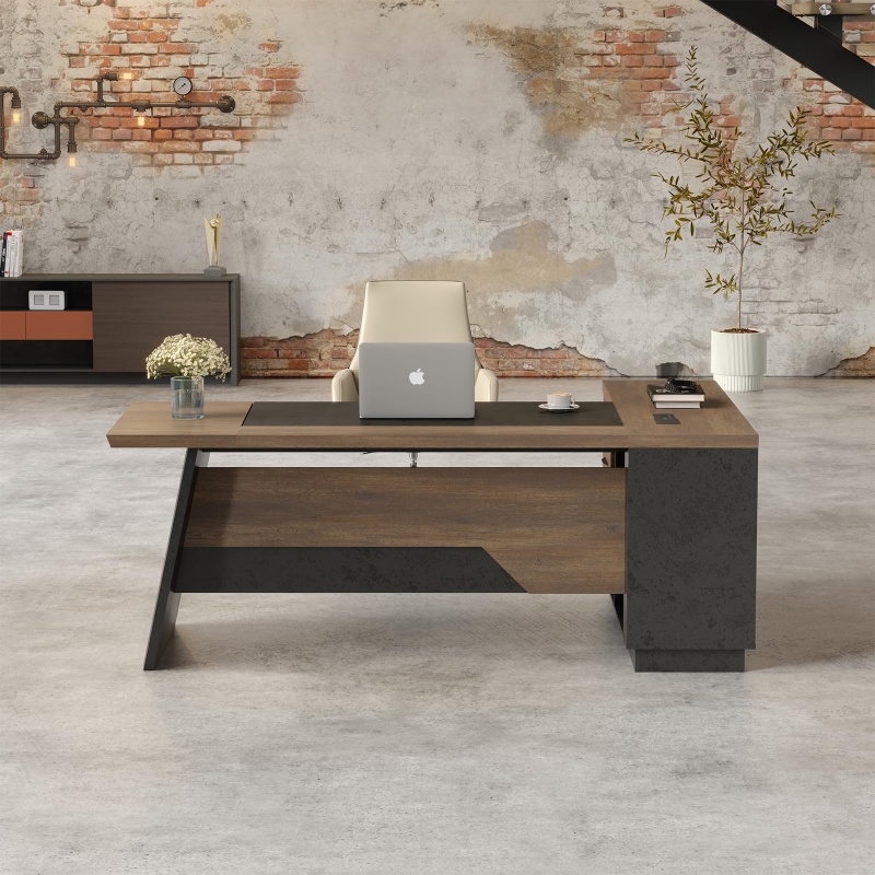 Set Meja Komputer Modern Gudan - Office Furniture Usa ulasan dan harga