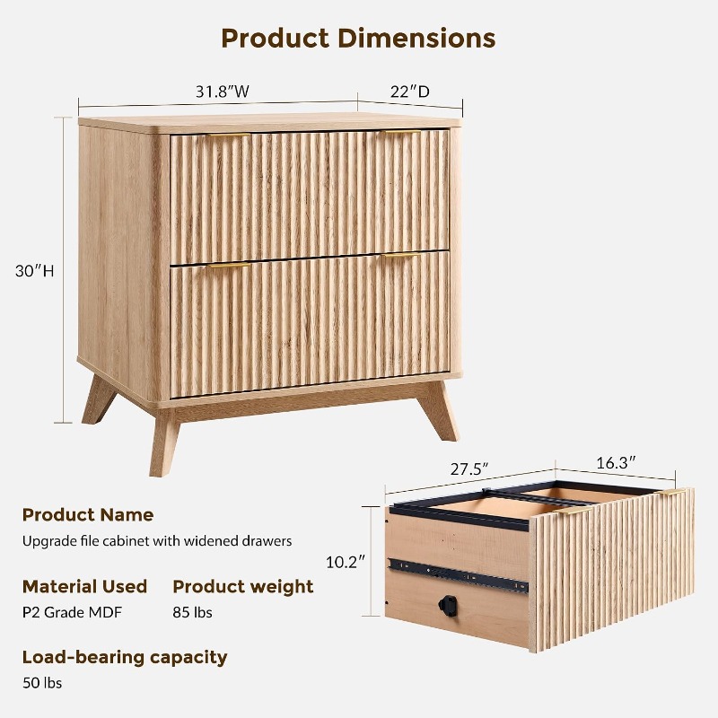 T4TREAM Lemari Arsip 2 Laci Le - File Cabinet Lateral ulasan dan harga