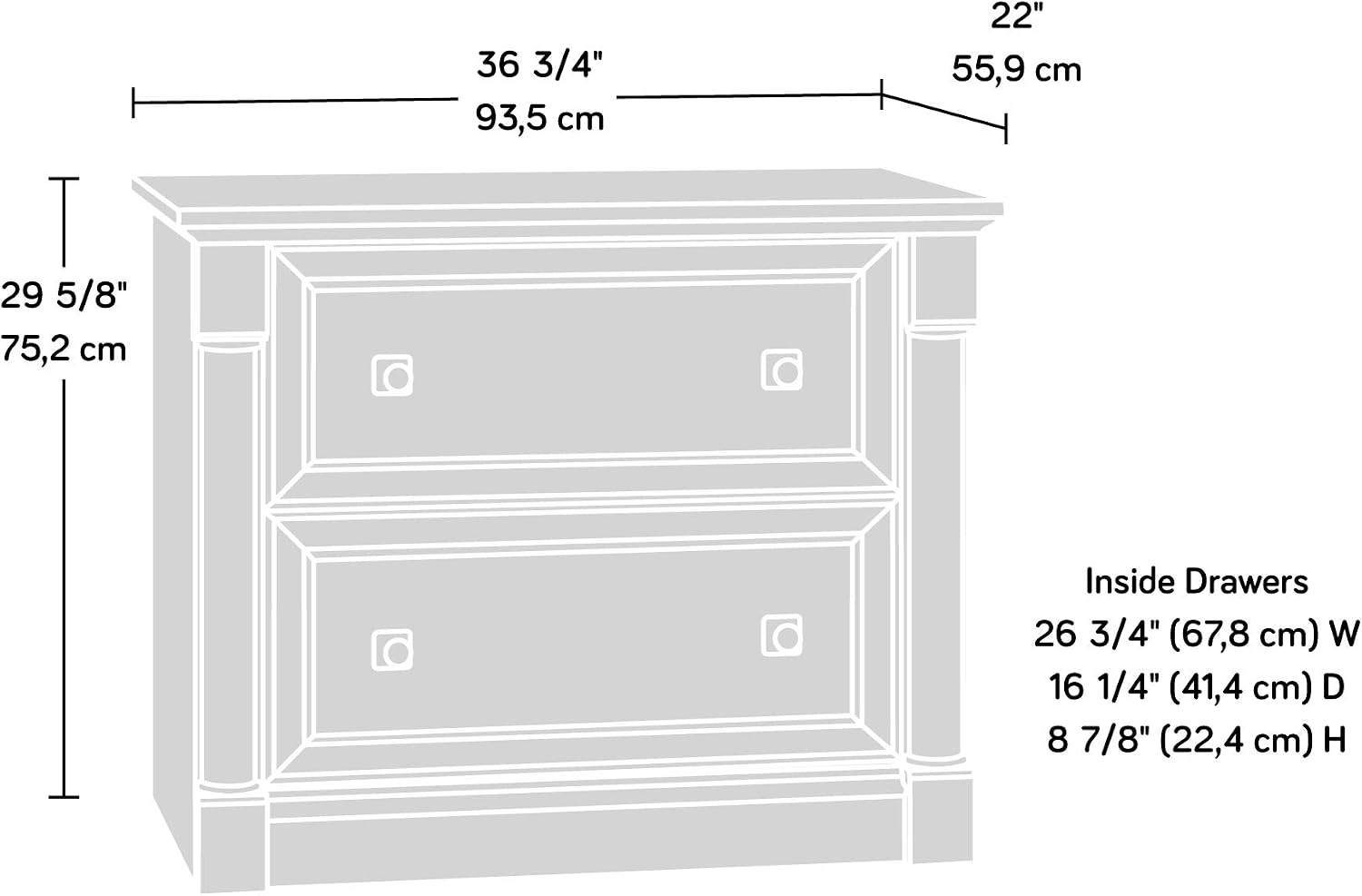 Lemari Arsip 2 Laci Palladia,  - File Cabinet Lateral ulasan dan harga