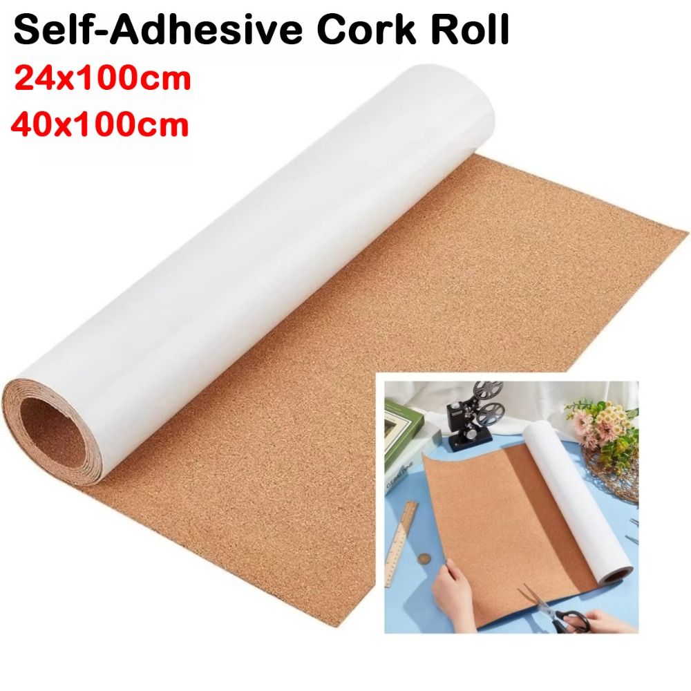 1m Gulungan Gabus Perekat Send - Bulletin Board Cork ulasan dan harga