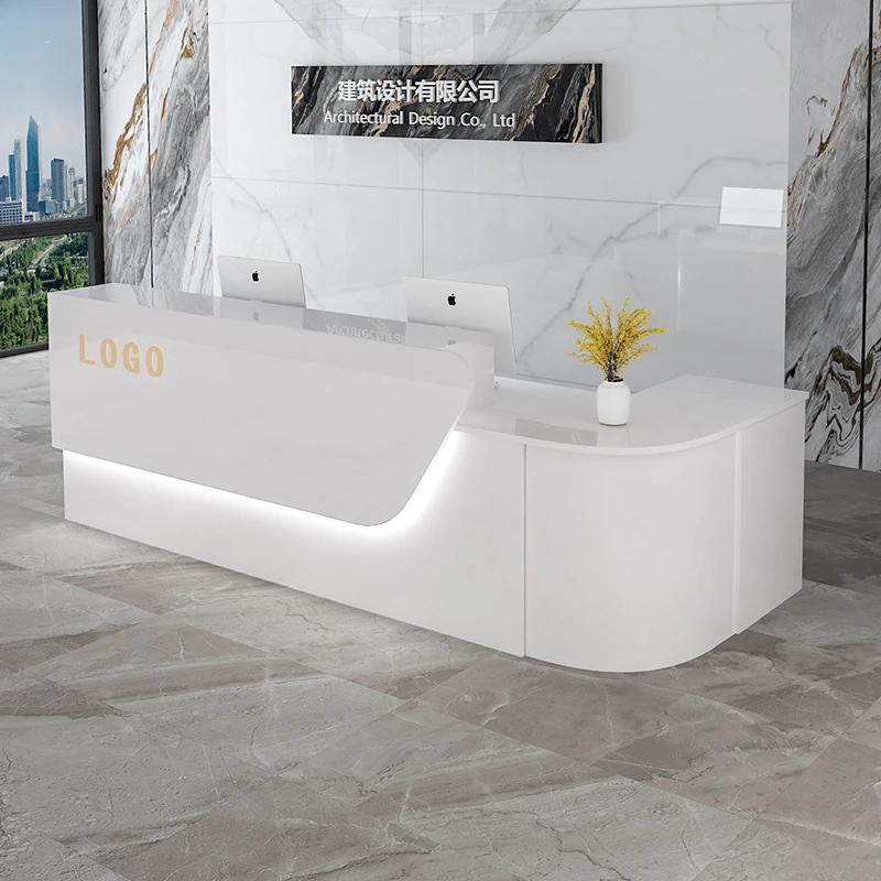 Meja Resepsionis Mewah dengan  - Office Furniture Usa ulasan dan harga