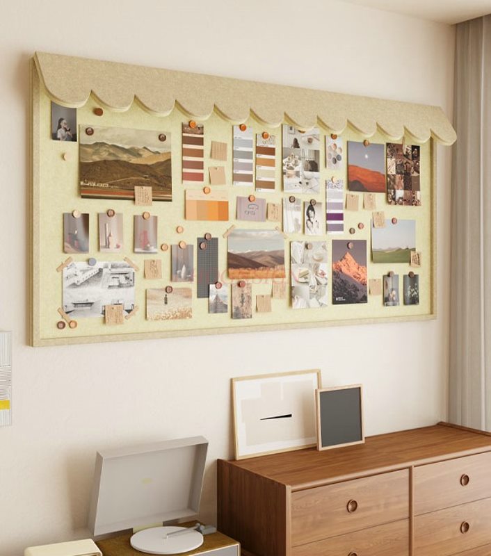 1 buah papan dinding stereosko - Bulletin Board Cork ulasan dan harga
