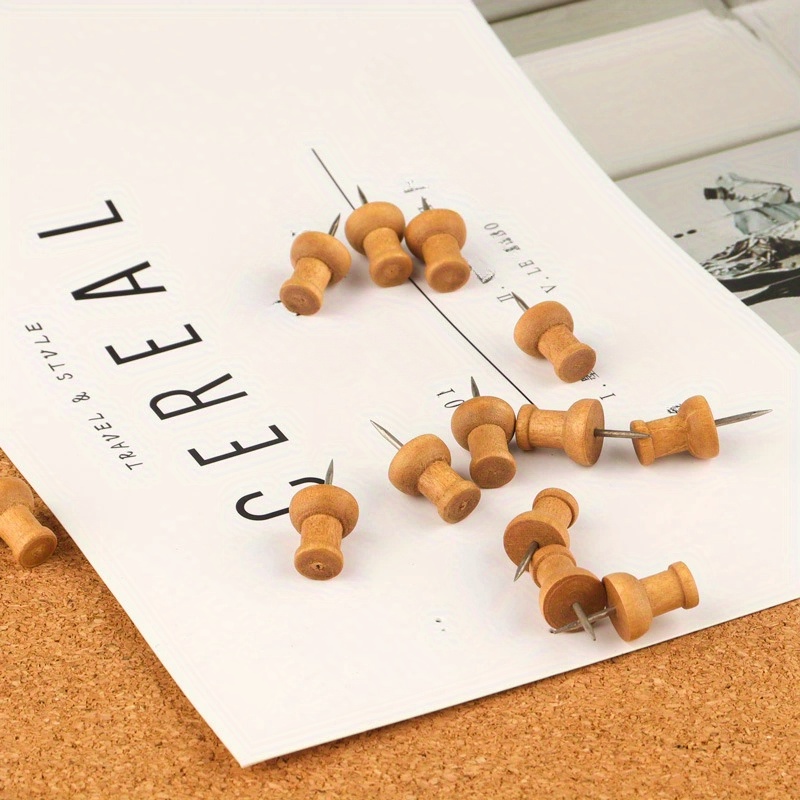 Paku Dorong Kayu Dekoratif - I - Bulletin Board Cork ulasan dan harga