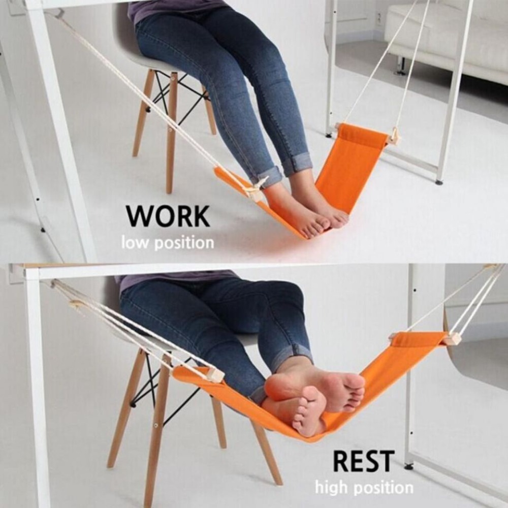 Tempat tidur gantung poliester - Under Desk Hammock ulasan dan harga