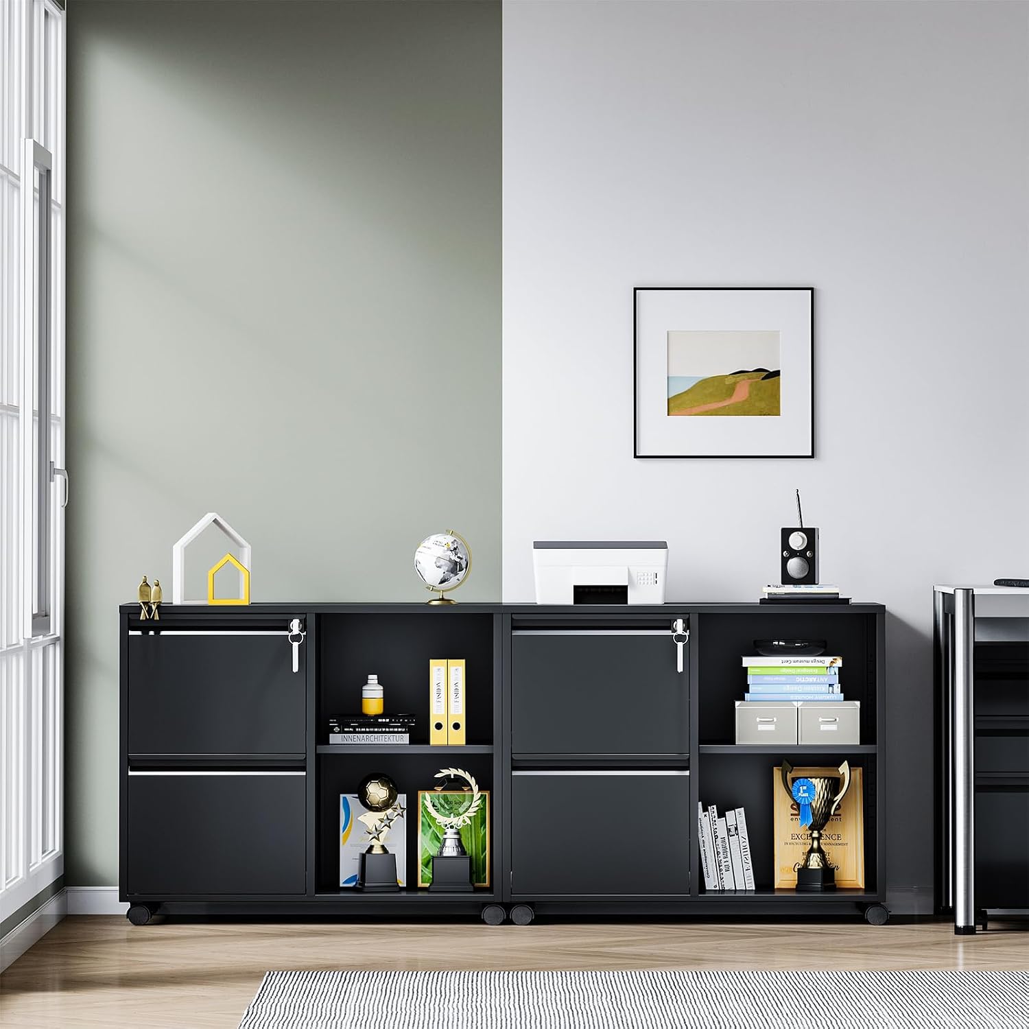 Lemari Arsip Logam 2 Laci deng - File Cabinet Lateral ulasan dan harga