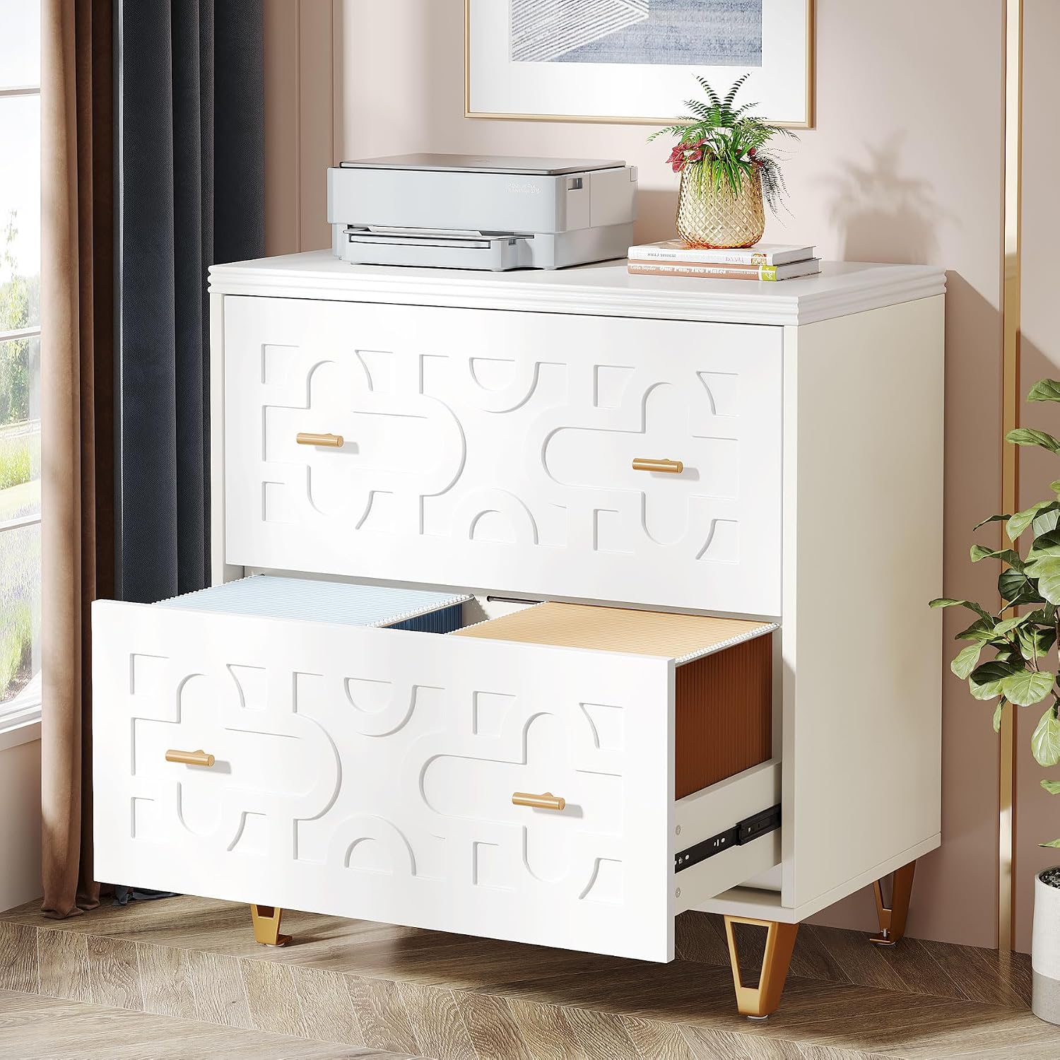 Lemari Arsip Lateral 2 Laci, P - File Cabinet Lateral ulasan dan harga