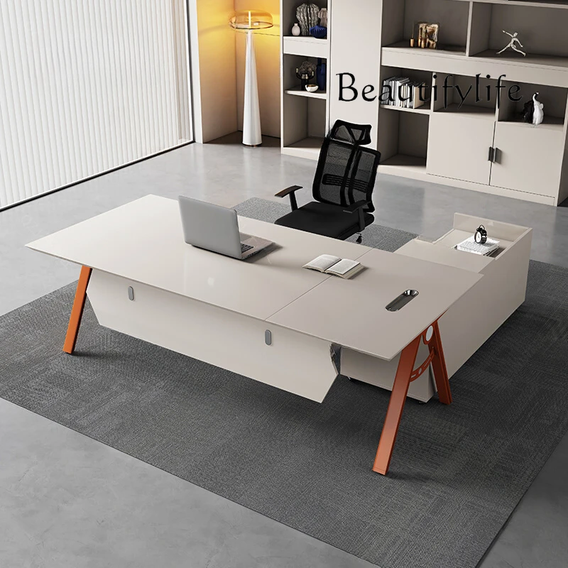 Meja Kantor Minimalis Estetis  - Office Furniture Jb ulasan dan harga
