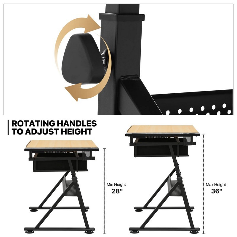 Meja Gambar dengan Ketinggian  - Office Furniture Suppliers ulasan dan harga