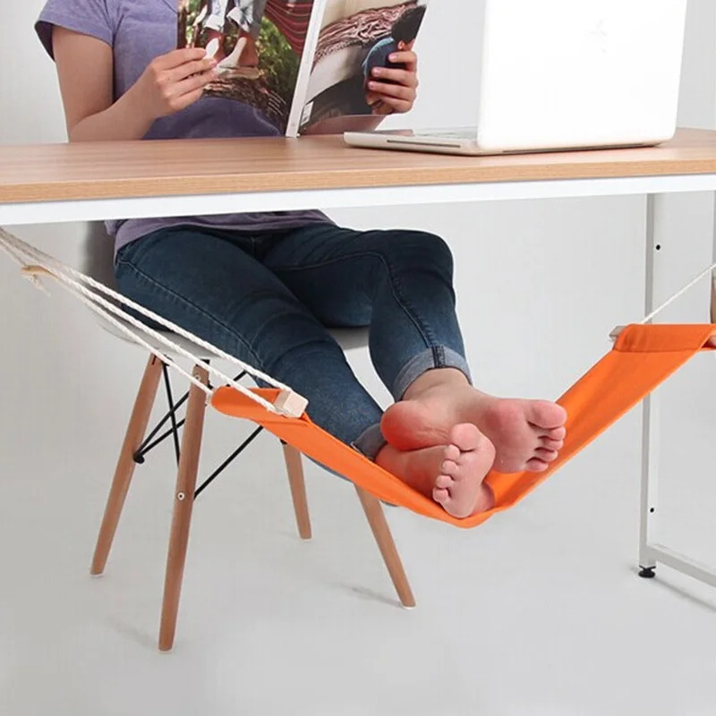 Hammock Kaki Poliester yang Da - Under Desk Hammock ulasan dan harga