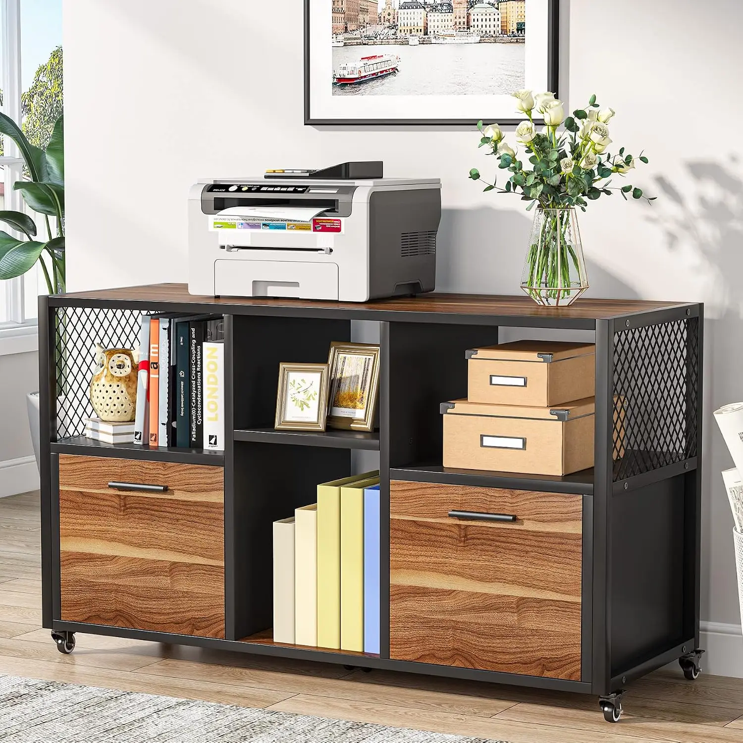 Lemari Arsip Kayu 2 Laci, Lema - File Cabinet Lateral ulasan dan harga